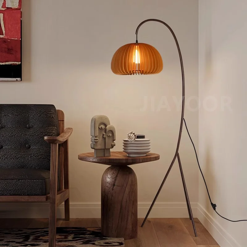 Modern Nordic Minimalism Rattan Art Sofa E27 Floor Lamp Homestay Living Room Light Bedroom Home Lighting Decor Fixtures LED Lamp