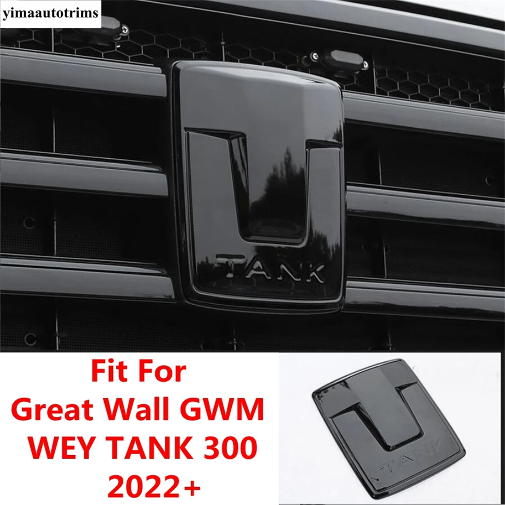 

Car Front Badge Emblem Logo Frame Decorative Sequins Protection Cover Trim Accessories For Great Wall GWM WEY TANK 300 2022 2023