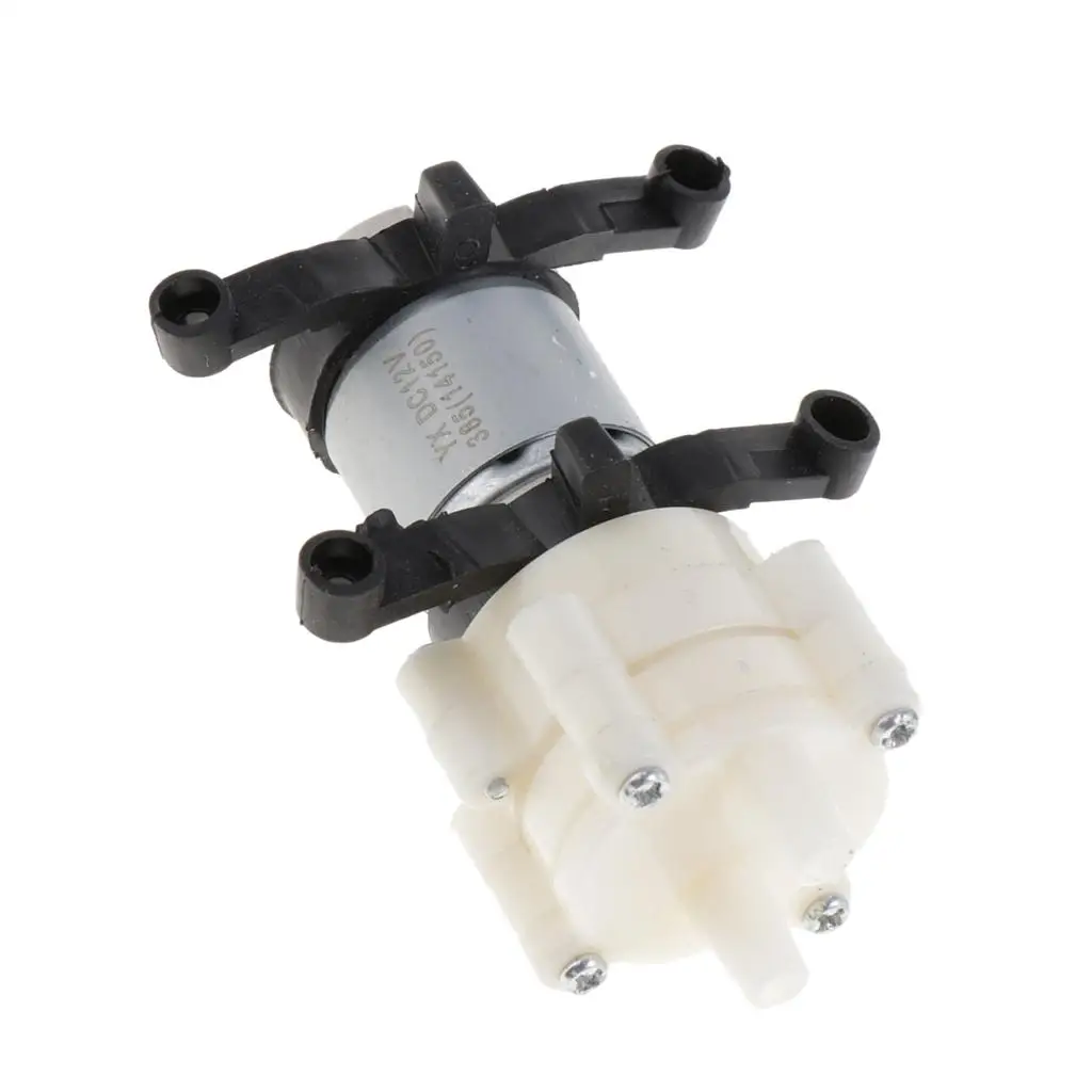 DC 6-12V Mini Water Air Diaphragm Pump Metal Gear for Aquarium Tea Pot and Small Devices