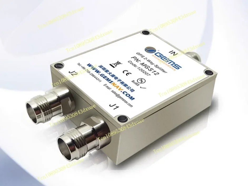 MGS12, GPS one point two power splitter, GNSS intelligent two power splitter, N SMA TNC type GPS Beidou power splitter