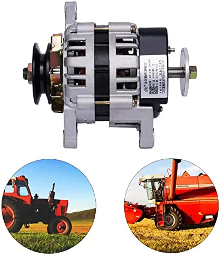 2000W Pma Permanente Magneet Synchrone Twee Wiel Generator Dc Borstelloze Dynamo Landbouw 4000 Rpm