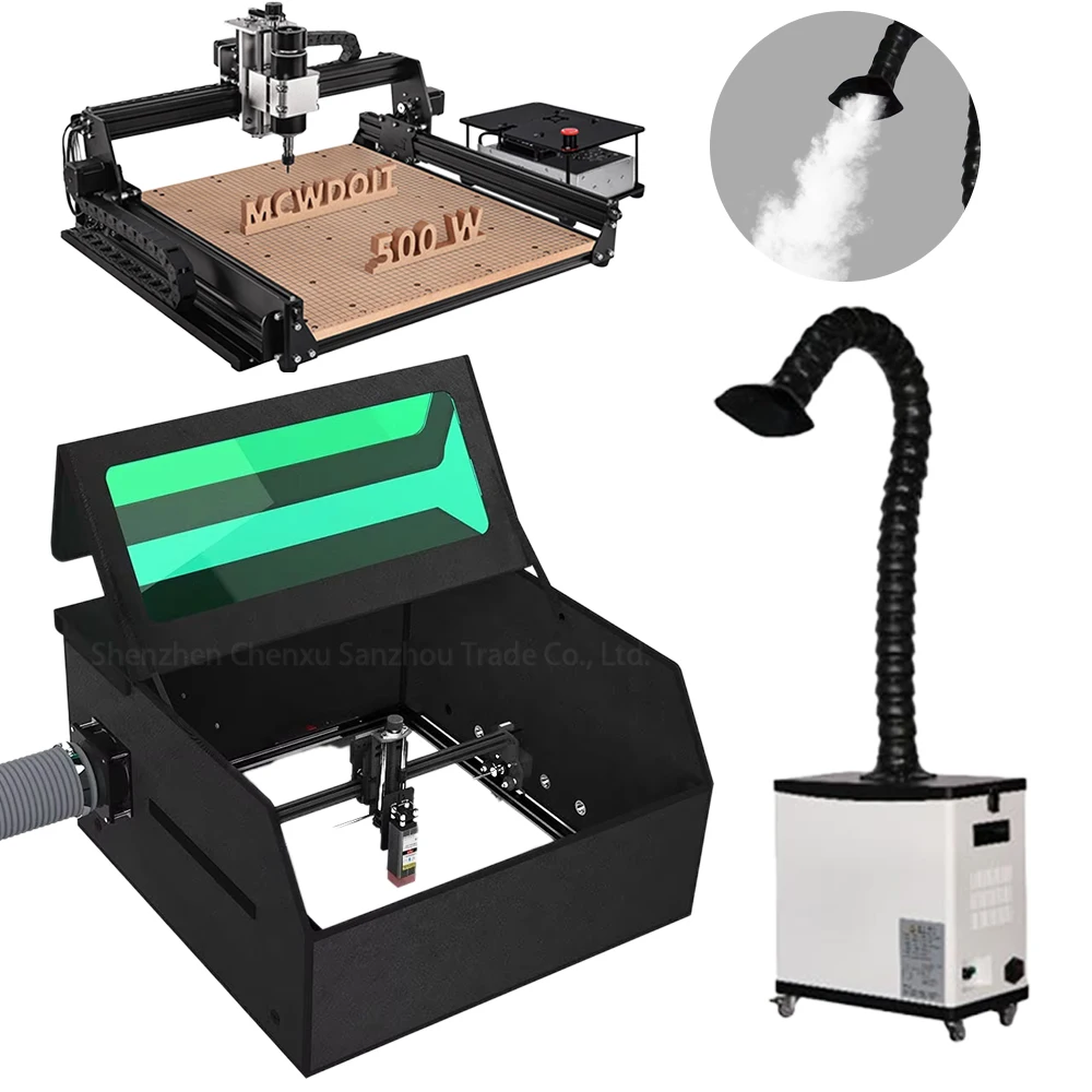 

Crafts DIY Design Single 3 Axis Milling Cutting 4540 CNC Router Machine Foldable Protective Casing Air Purifier Absorber