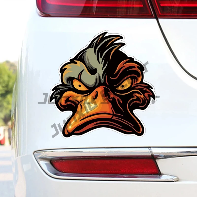 

Bad Duck Angry Face Evil Vinyl Stickers for Cars, Trucks, SUVs, Windows, Bumpers, Walls, Laptops and Any Smooth Surface