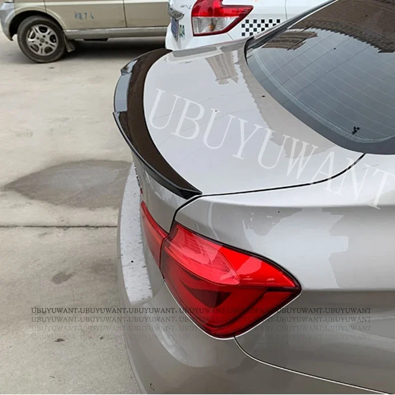 UBUYUWANT V Style Rear Lip Spoiler For BMW F30 F35 F80 M3 Spoiler 3 Series 2012-2018 ABS Tail Trunk Boot Wing Car Decoration