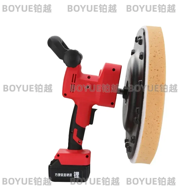 Electric Cement Wall Plastering Machine Handheld Long Rod Grinder for Concrete Surface Smoothing and Polishing Tool