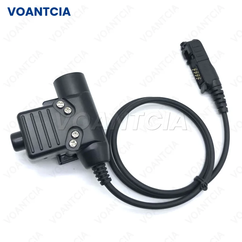 U94 PTT Tactical Military Adapter For Motorola XiR P6600 DP2400 MTP3250 DEP550 DP2400 MTP3550 MTP3150 Radio PTT Mic Headset