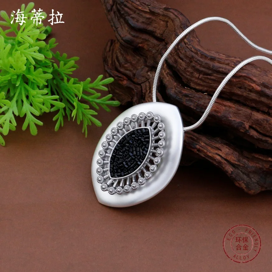 DIY accessories sub-silver devil's eye long pendant women's personality bohemian eye versatile long necklace