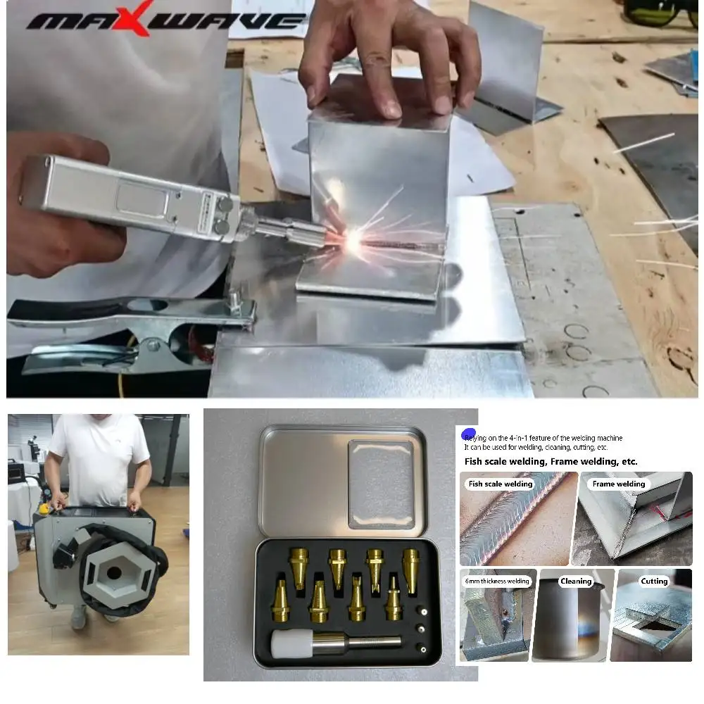 

Maxwave Versatile Laser Processing Tool Weld Cut Clean Integrated Gas Protection After Sales Support Secure High Power Stability