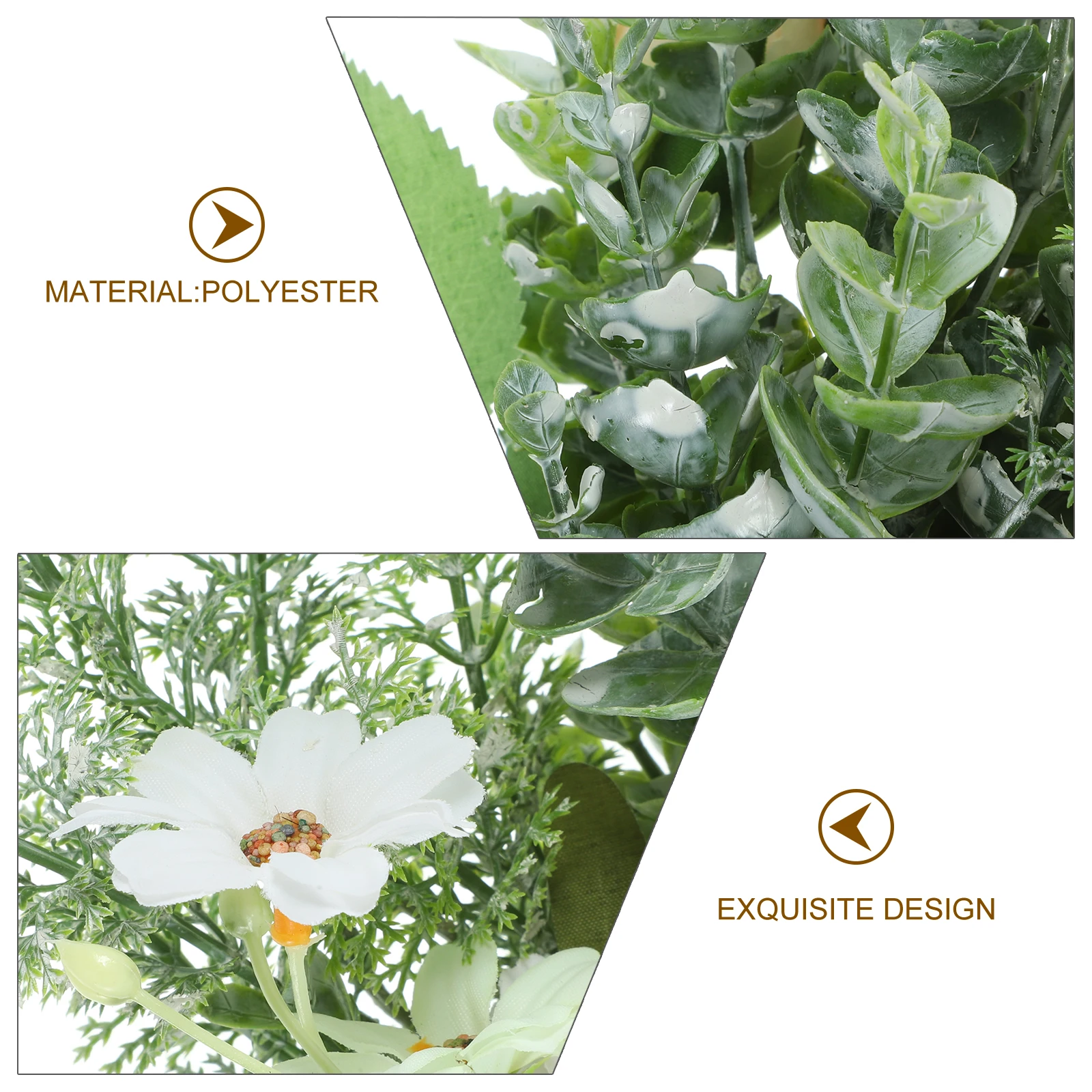 

Artificial Floral Swag Exquisite Simulation Flower Pendant for Home Festival Backdrop Decor Artificial Flowers Swag