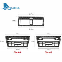 Real Soft Carbon Fiber For BMW X3 E83 2004 2005 2006 2007 2008 2009 2010 Center Air Conditioning AC CD Console Panel Sticker