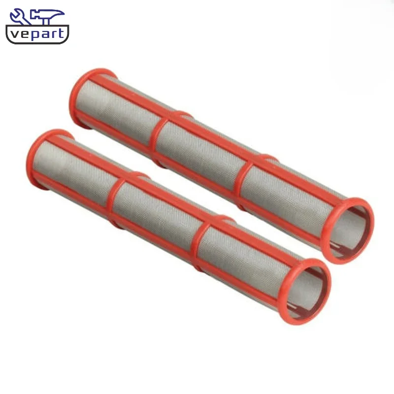 Vepart 244071 Red 3Pcs 30 mesh Airless Pump Manifold Filter For Airless Paint Sprayer 1095 etc