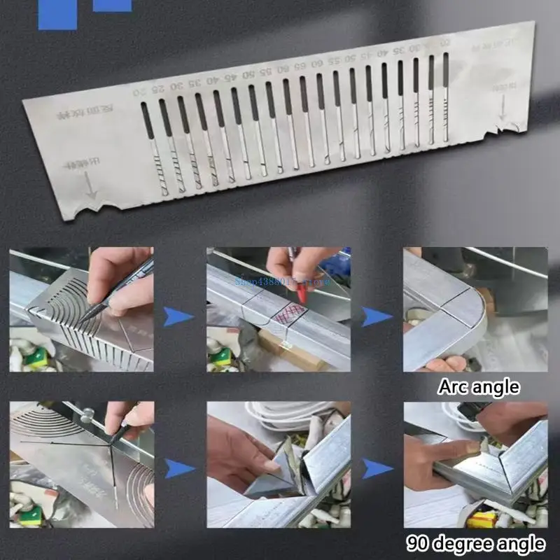 896B Multifunctional & Curves Marker for Precise Metal & Marking Essential Square Tube Carpentry and Welding Tasks