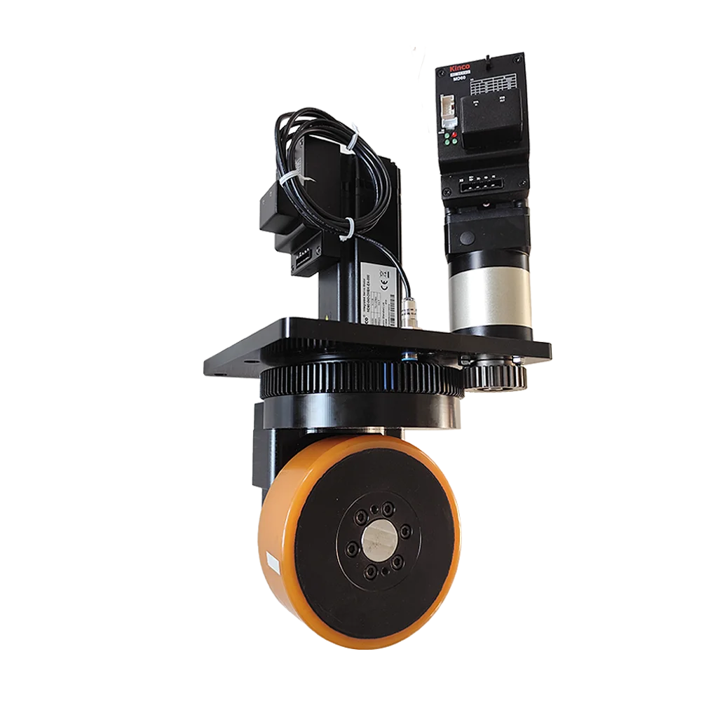 Servo Motor Control 300kg Payload AGV Robot Wheel With Steering Function For Intelligent Agv Robot Forklift