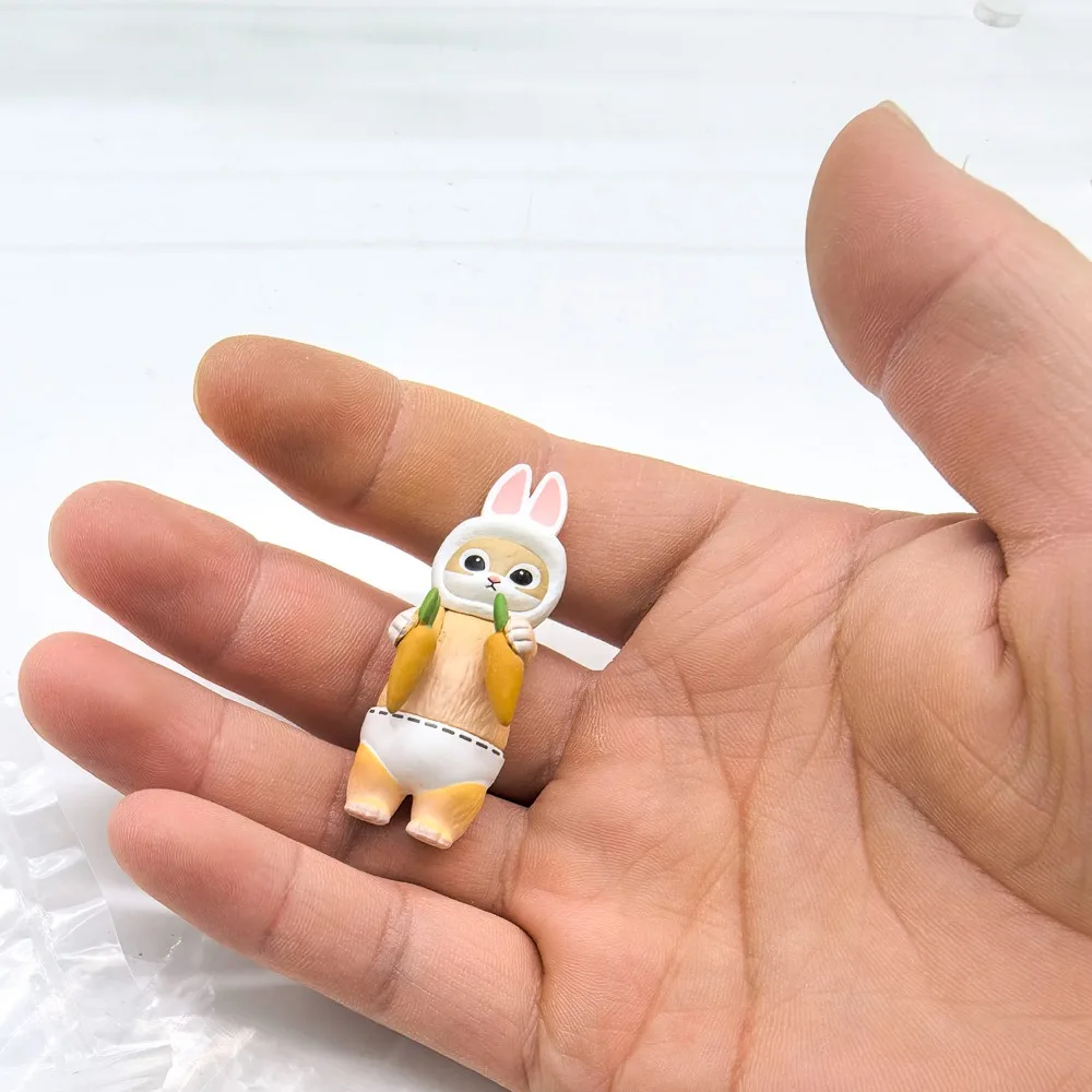Mofusand Mini Blind Box Hai-Katze Figur Niedliches Tierkostüm Spielzeug Schreibtisch-Deko Sammlerstück Überraschungs-Geburtstagsgeschenk – Detail 2
