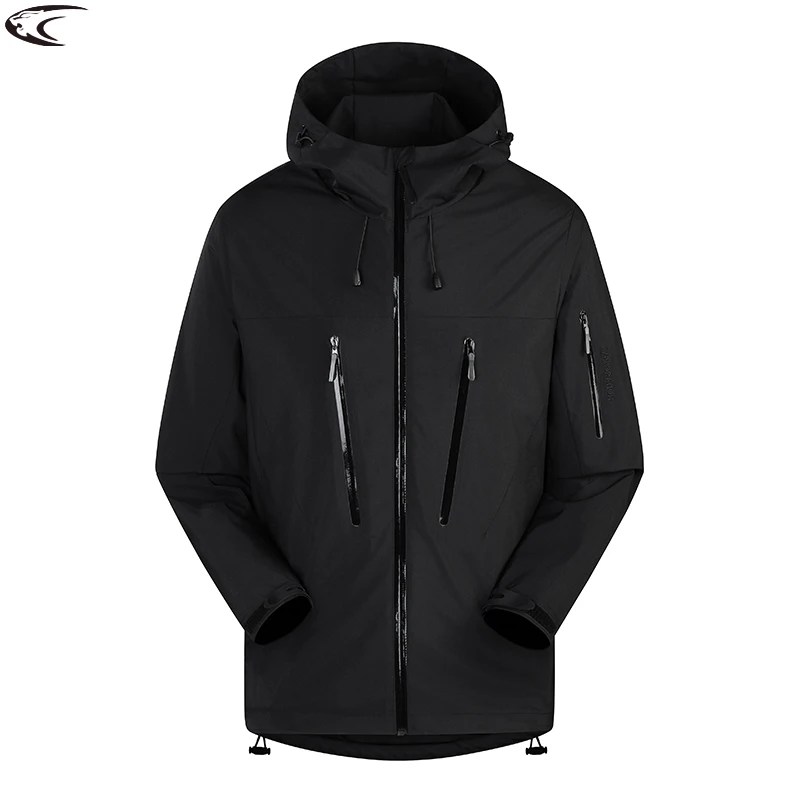 

LNGXO Unisex Rain Coat Hiking Camping Trekking Mountaineering Waterproof Jackets Men Women Outdoor Sporty Windproof Windbreaker