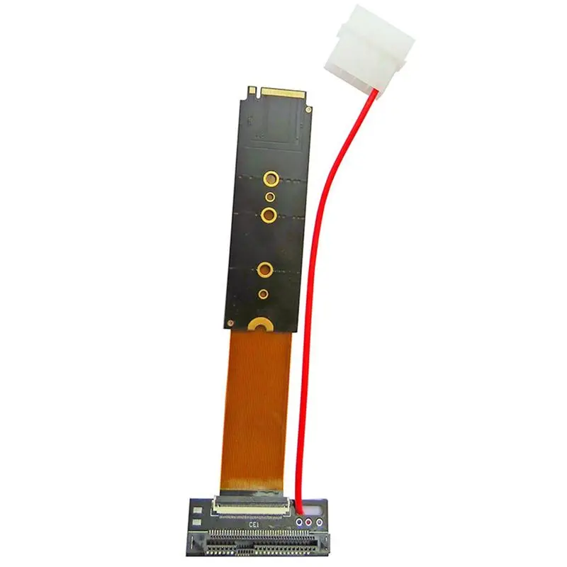 U.2 Interface U.2 To M.2 Nvme NGFF Key-M M2 Adapter Riser Card Converter FPC Cable For 2.5 Inch Nvme U.2 SFF-8639 SSD
