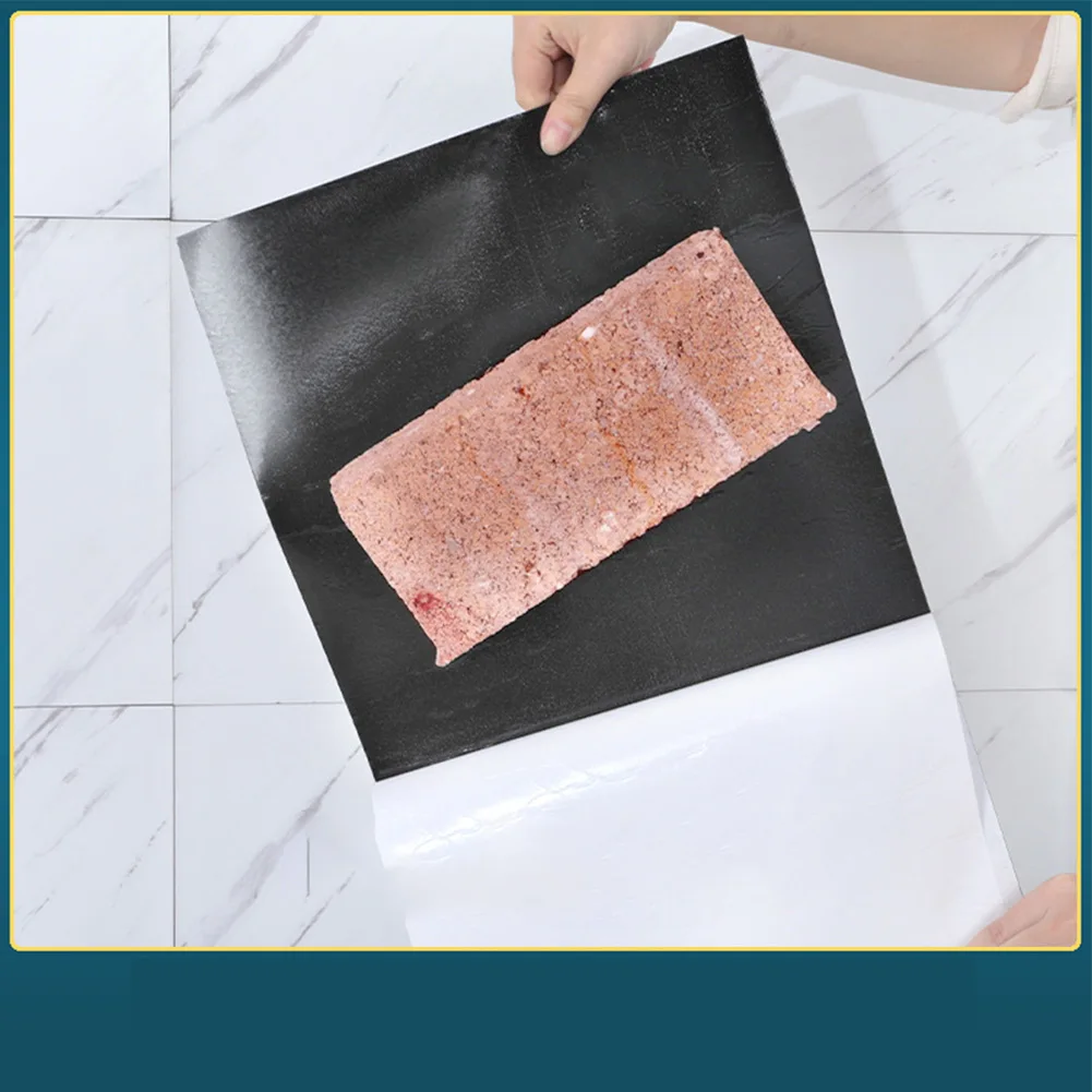 High Quality Wall Sticker Tile Stickers Wet Room Tile Backsplash Flame Retardant Home Office Decor Marble Tiles Sticker