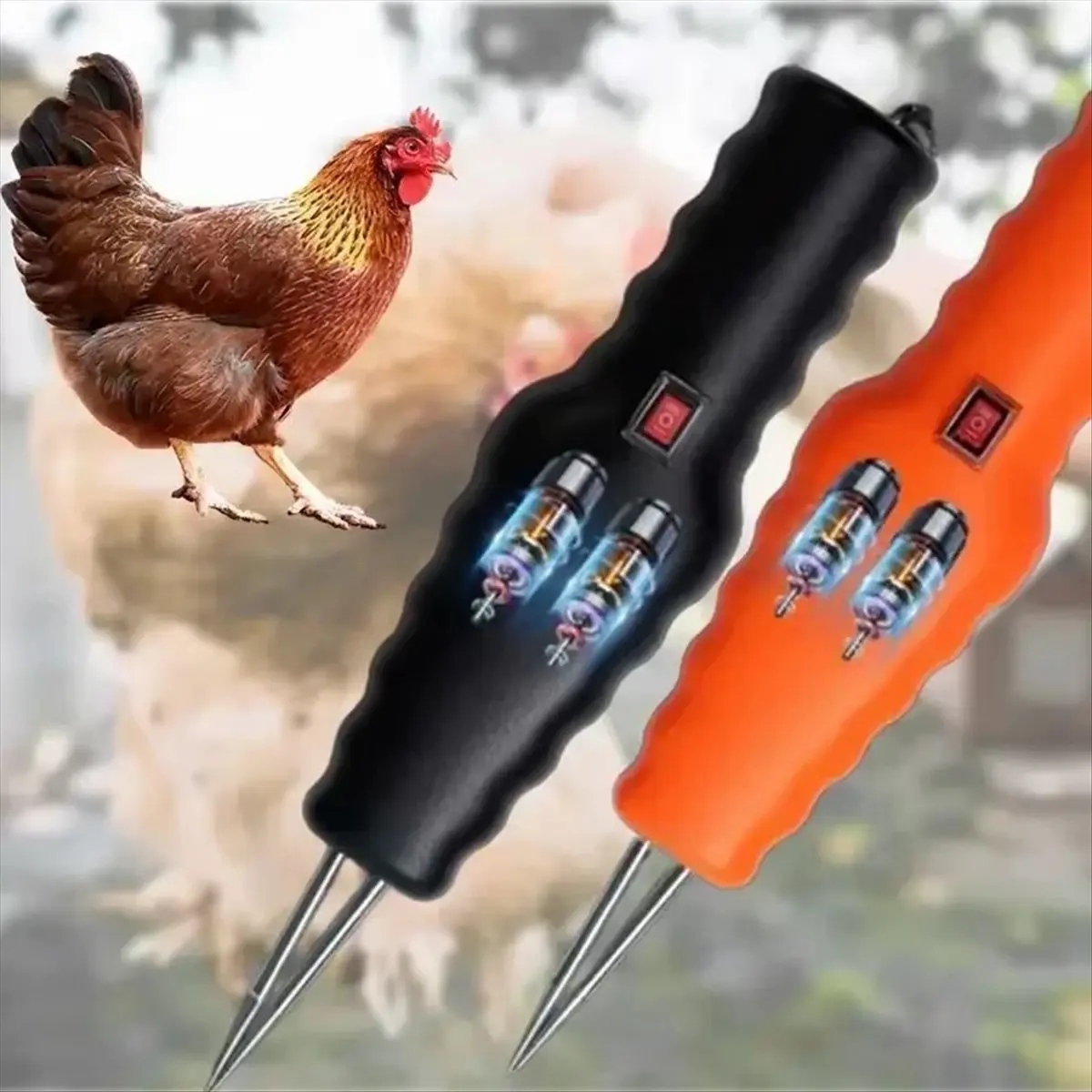 【POPULAR PICK】Electric -Plucker Quick Chicken Plucker Handheld Full Automatic Duck Goose- Farm Animal Supplies EU Plug B