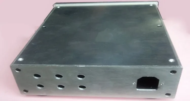 Full Aluminum Power Amplifier Chassis, AMP Enclosure, Fone de ouvido amp Case, Pre-amp, DIY Box, 230*72*314mm