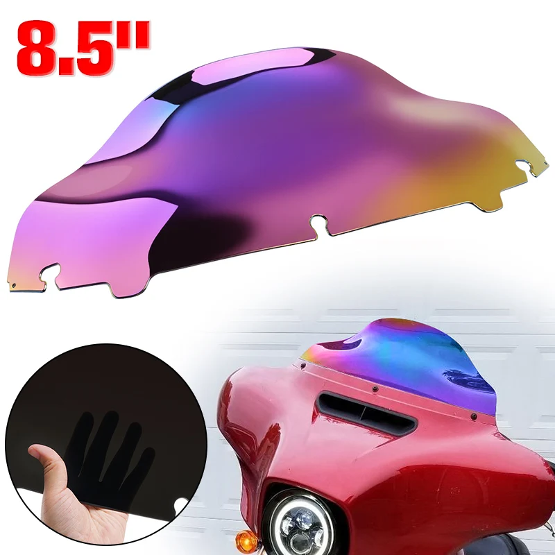 

Wind Deflectors For Harley Road Glide FLHX FLHTKSE FLHXS 2014-2023 Motorcycle Accessories 8.5" Windshield Colorful Windscreen