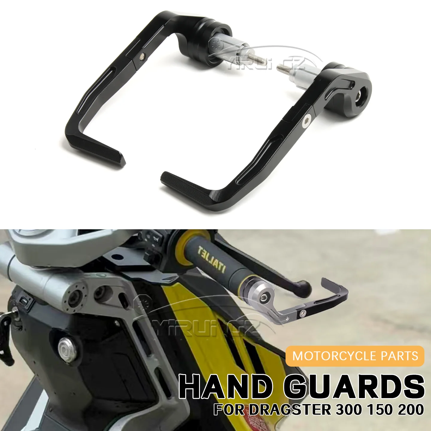 

NEW Brake Lever Guard CNC Aluminium For DRAGSTER 300 150 200 7/8"Handlebar Protectors Universal handlebar protection 200 300 150