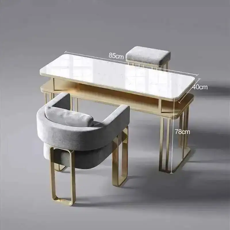 

Modern Manicure Nail Table Cleaner Makeup Dressing Professional Nail Table Beauty Tavolo Manicure Salon Furniture BL50NT