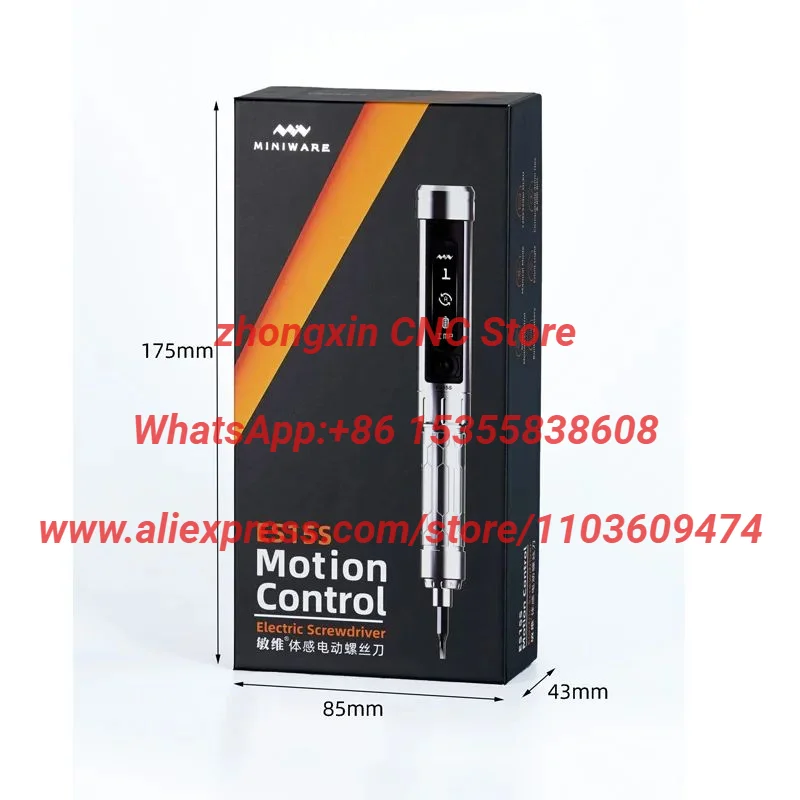 Mini Cordless Electric Power Screwdriver ES120 ES15S Precision Motion Control with STM32 CPU, 3-Axis Gyro & PH00/SL2 Bits