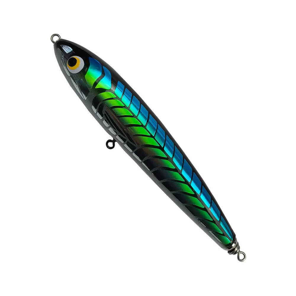 Carpenter Cb One Ryan Wood Floating Popper Stickbait Fishing Lure for Medium And Heavy Popping for GT, Kingfish, BluefinTuna