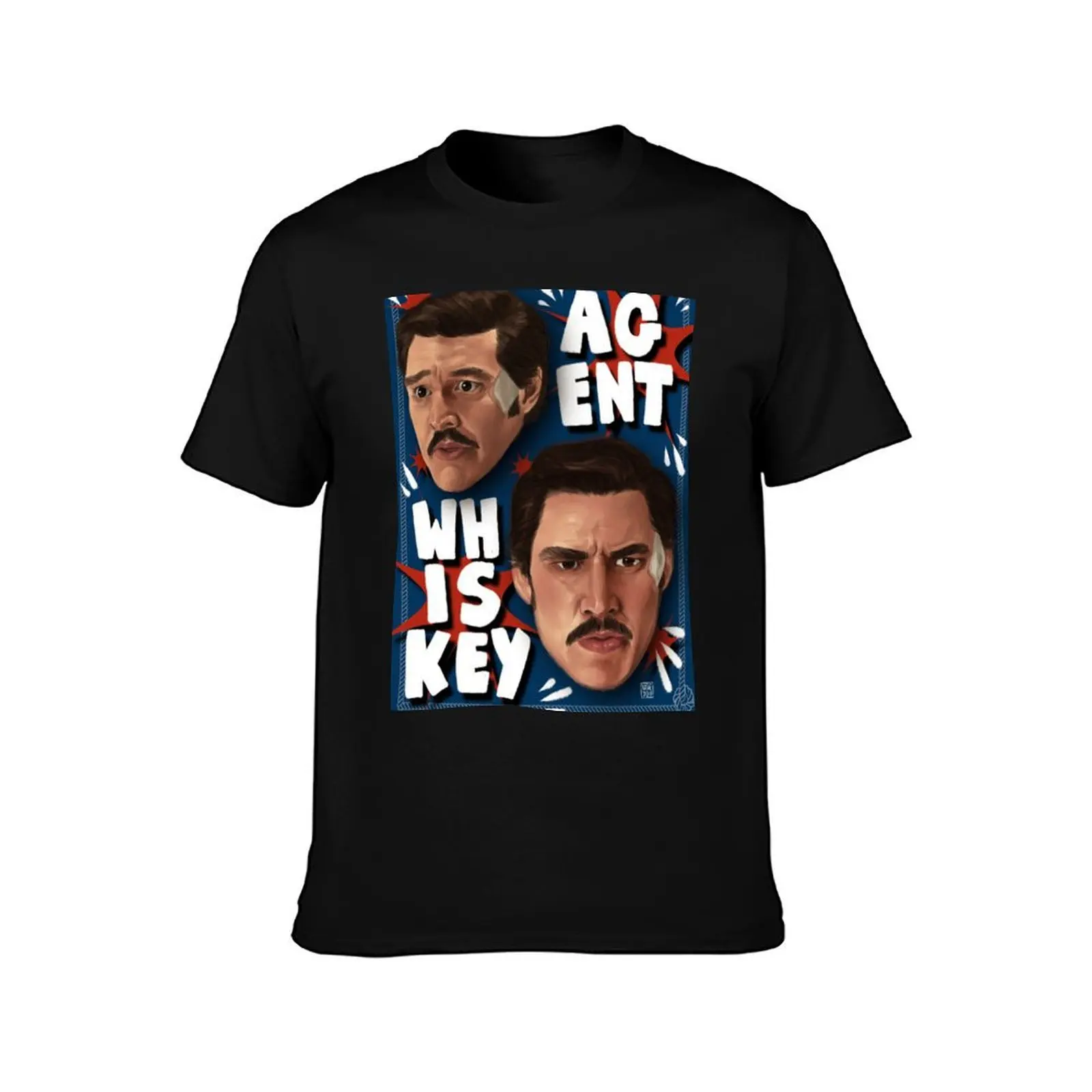 Agent Whiskey T-Shirt anime t shirts for man T-Shirt