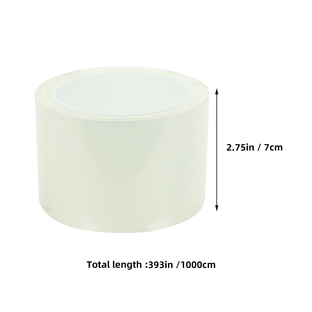 2 لفات من شريط عزل شفاف لأبواب النوافذ، تجريد مكيف الهواء، عازل، مانع مسودة قوي