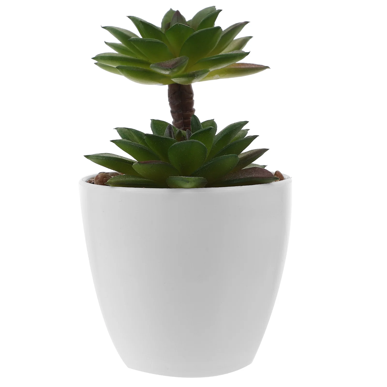 

Simulation Succulent Plant Potted Faux Office Decor No Maintenance Gift Potted Plants Artificial Decor