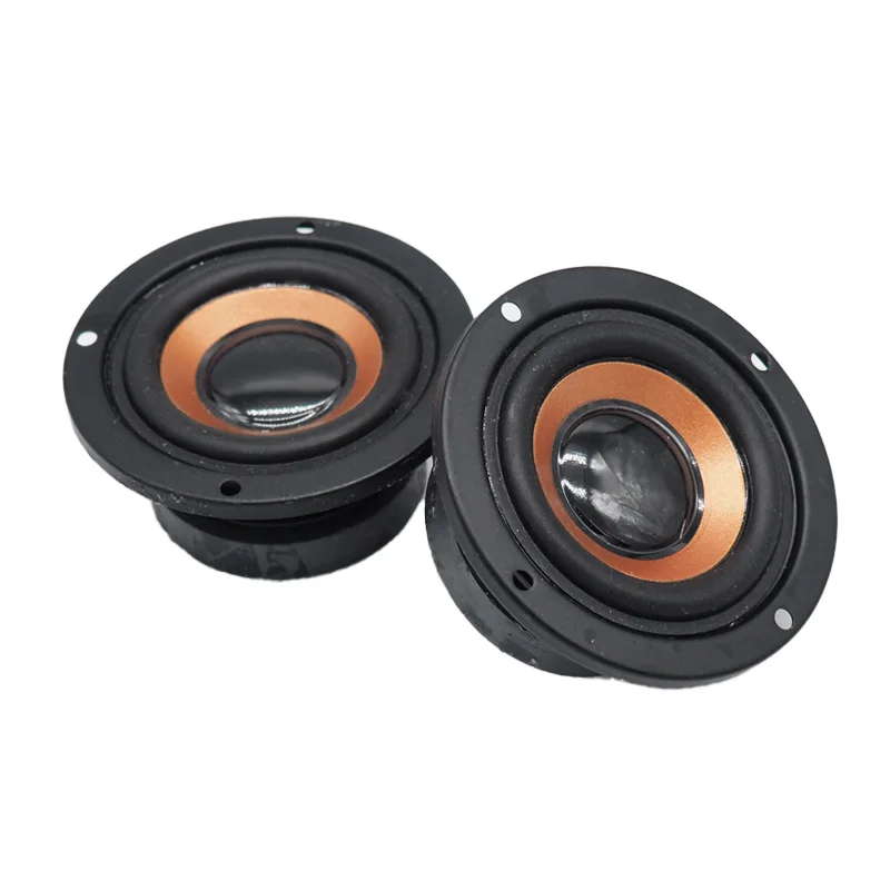 AUIN 2 Pcs/Lot 63mm 4 Ohm 5W Speakers Subwoofer 45 Core Magnetic Round Bass Loudspeaker DIY Mini Portable Bluetooth Speaker