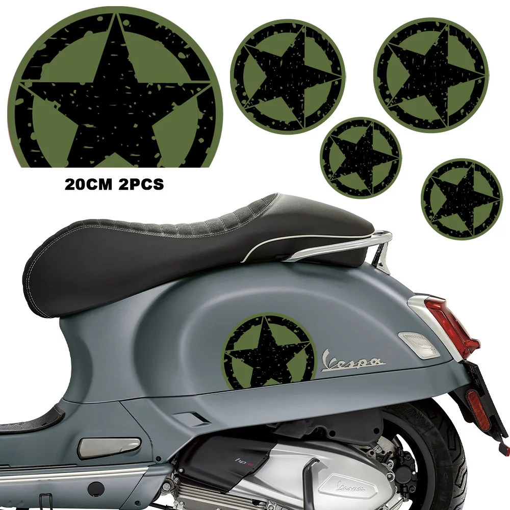 For VESPA PIAGGIO GTS GTV LX LXV SPRINT 50 125 150 200 250 300ie Motorcycle Sticker Set Scooter Decals AutoBike Accessories