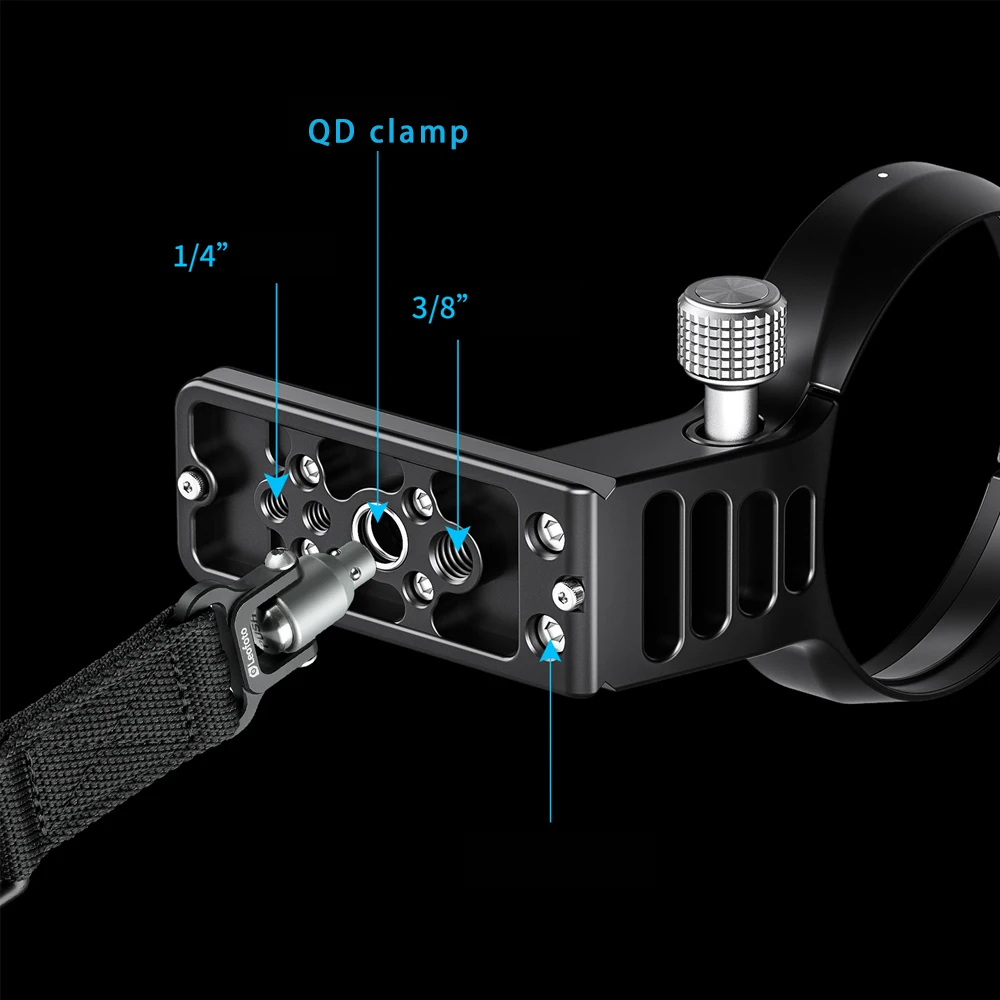 ترايبود جبل حلقة استبدال عدسة طوق قوس لكانون RF100-500mm F4.5-7.1 L IS USM لوحة الإفراج السريع مع Arca-السويسرية #5