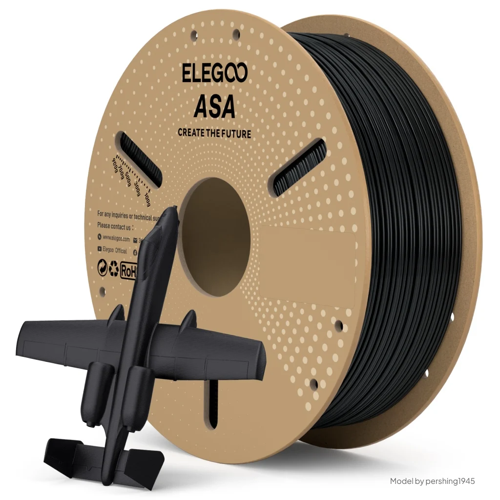 

ELEGOO ASA Filament 1.75mm 1KG 3D Printer Filament perfect ASA Elegoo Filament for 3D Printer