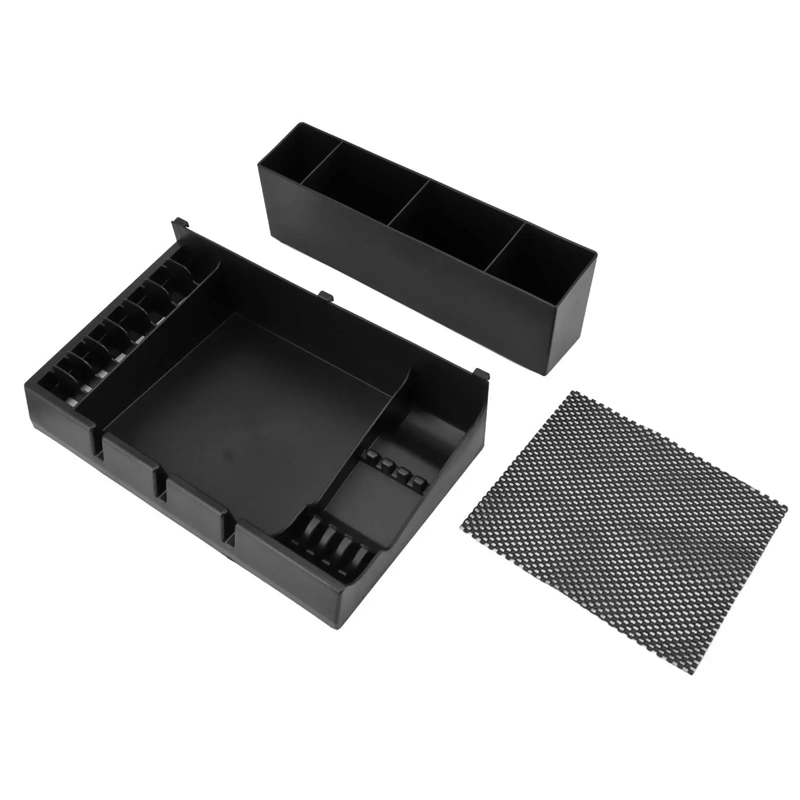 

Large Capacity Barber Clipper Tray Anti Slip Hair Styling Tools Organizer Multi Compartment for storage Sturdy ABS