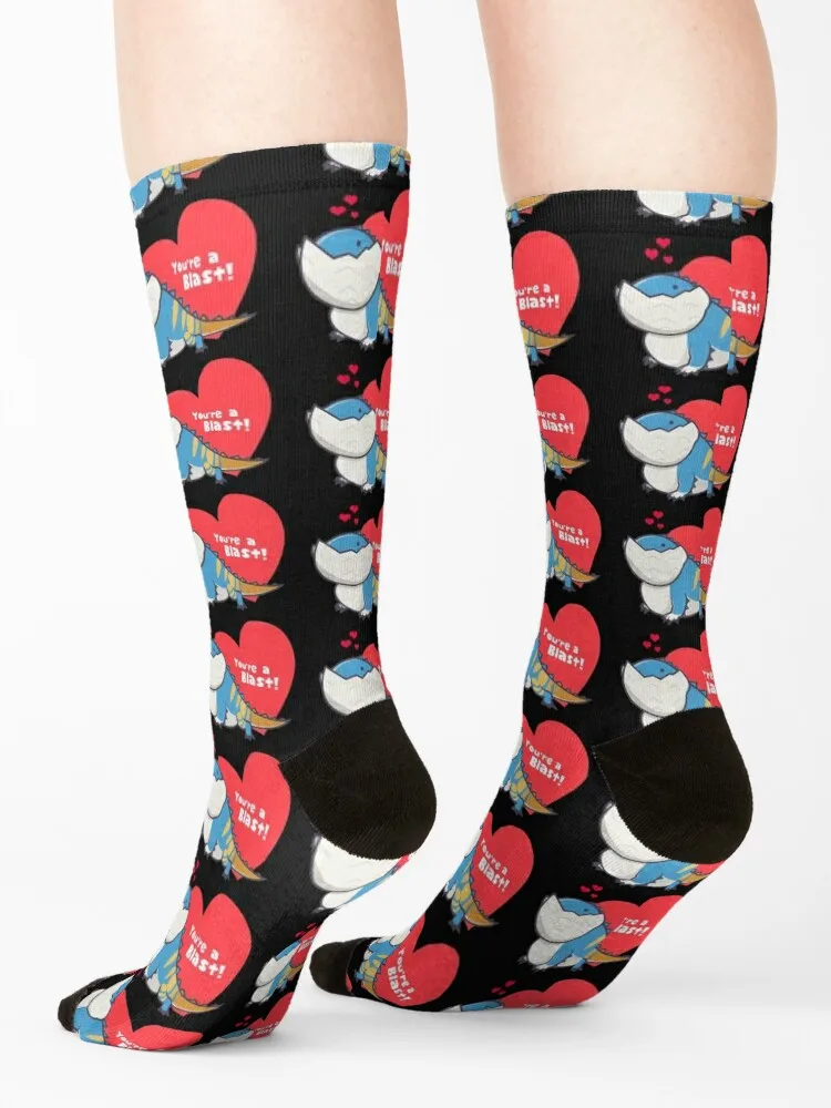 Dodogama Monster Hunter eres un Blast calcetines retro Argentina Toe deportes compresión hombres calcetines marca de lujo mujeres