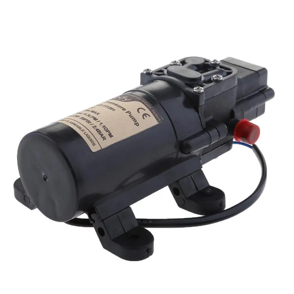 Quiet Diaphragm Water Pressure Pump Automatic Self Priming for RV Caravan Agricultural System