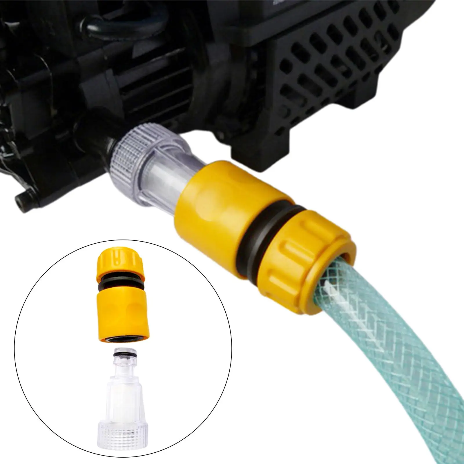 ABS Garden Hose Connector Multifunctional Water Intake Fitting Conversion Adapter for Car Washing Washing Machines Accessories