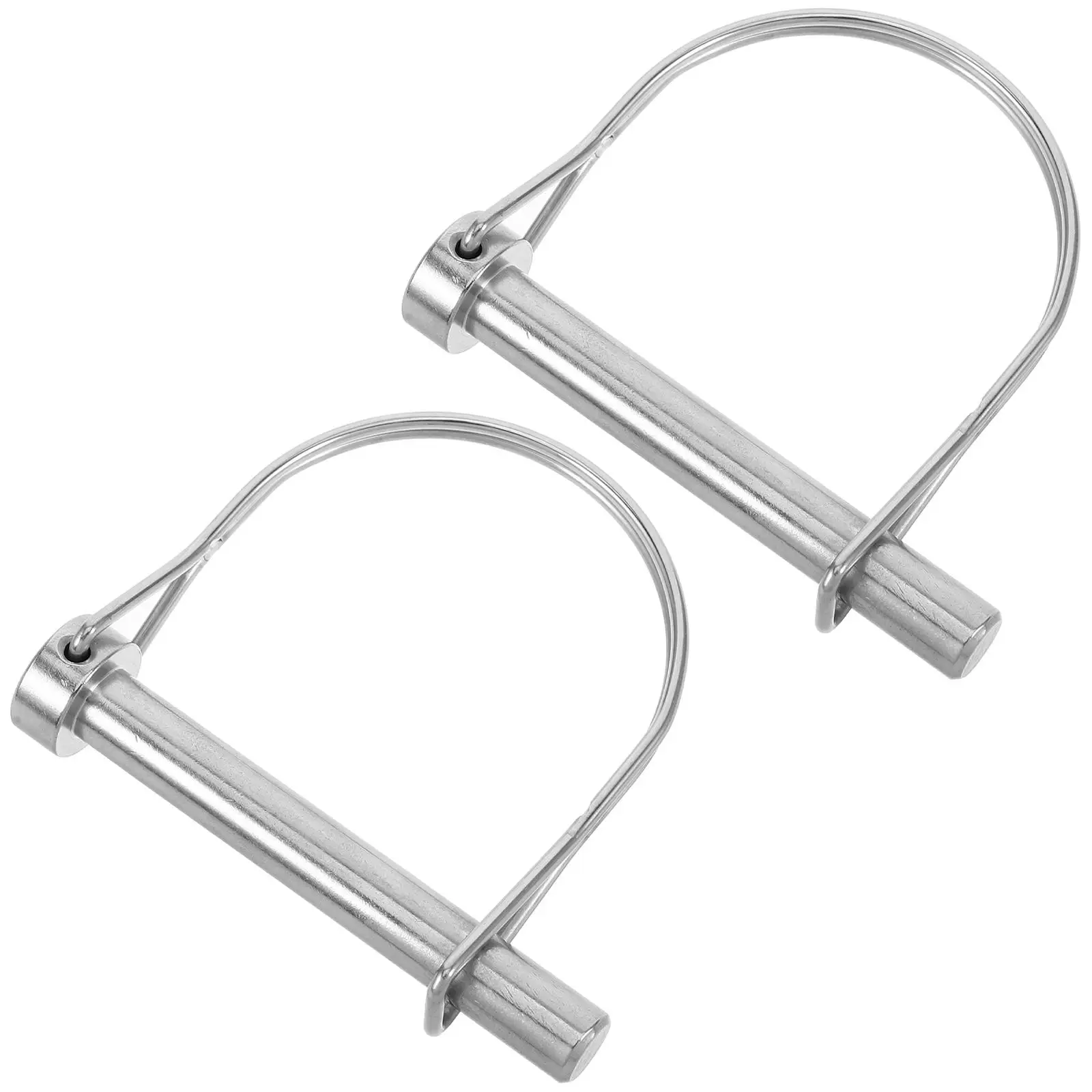 

2Pcs Trailer Coupler Pin Wire Lock Pin Quick Release Hitch Metal Pins Carbon Steel Safety Latch For Accessories Vehicle