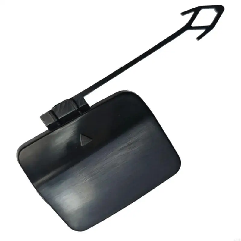 M76E Clip In Rear Bumper Tow Hook Cover 51127271815/51127271816 for E70 2011-2013 ABS Black Opening Cover Set with Tethered