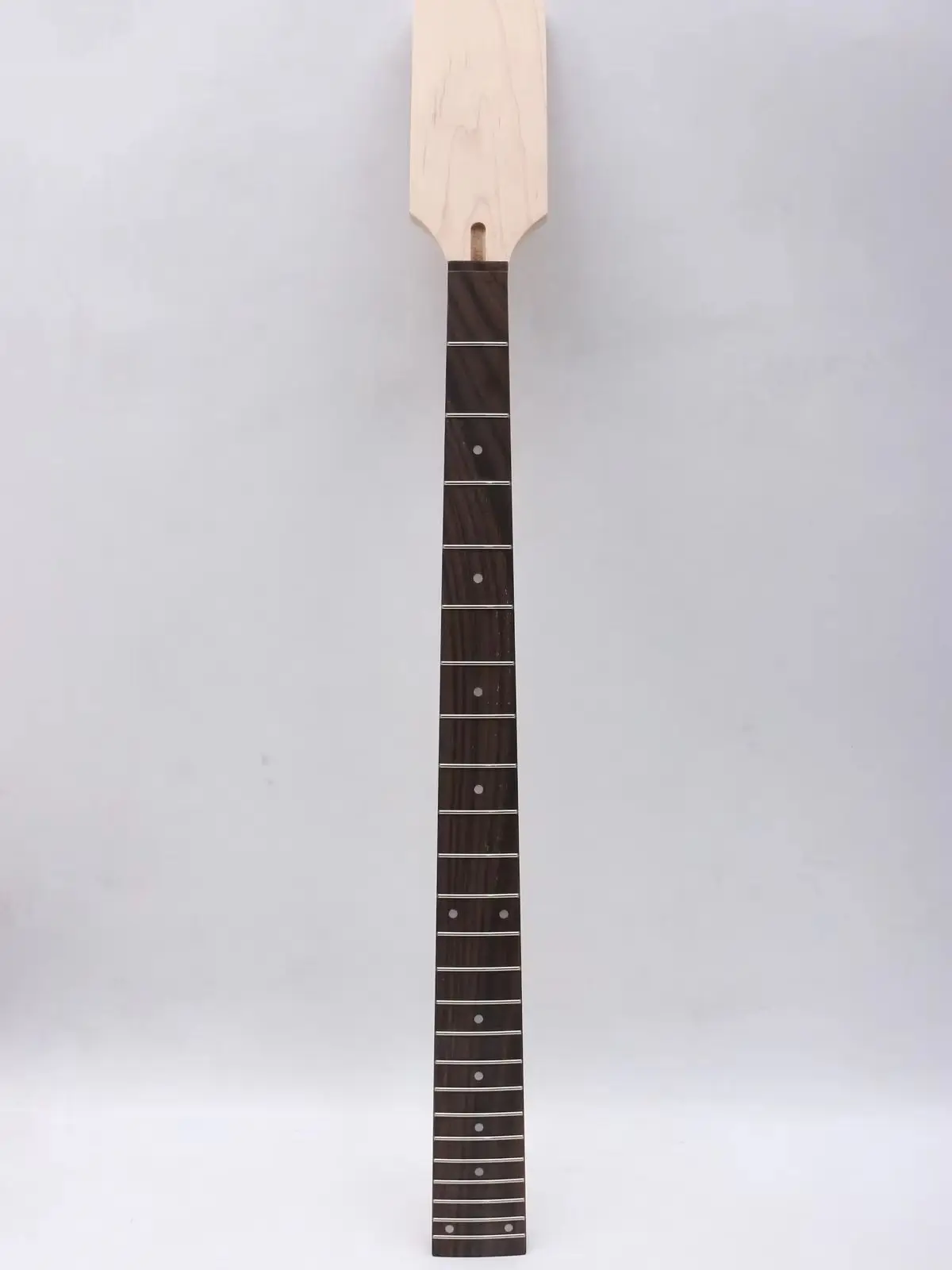 

paddle Maple Wood 24 Fret 34 Inch Rosewood Fretboard Dot Inlay DIY Electric Bass Neck B17