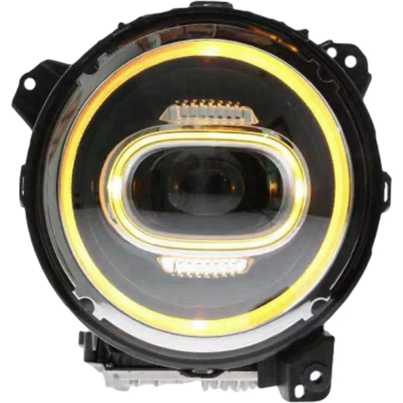 Modified to Full Led Headlamp Headlight With Streamer Turns and With a Touch of Blue Function for Wrangler JL 2018-2021