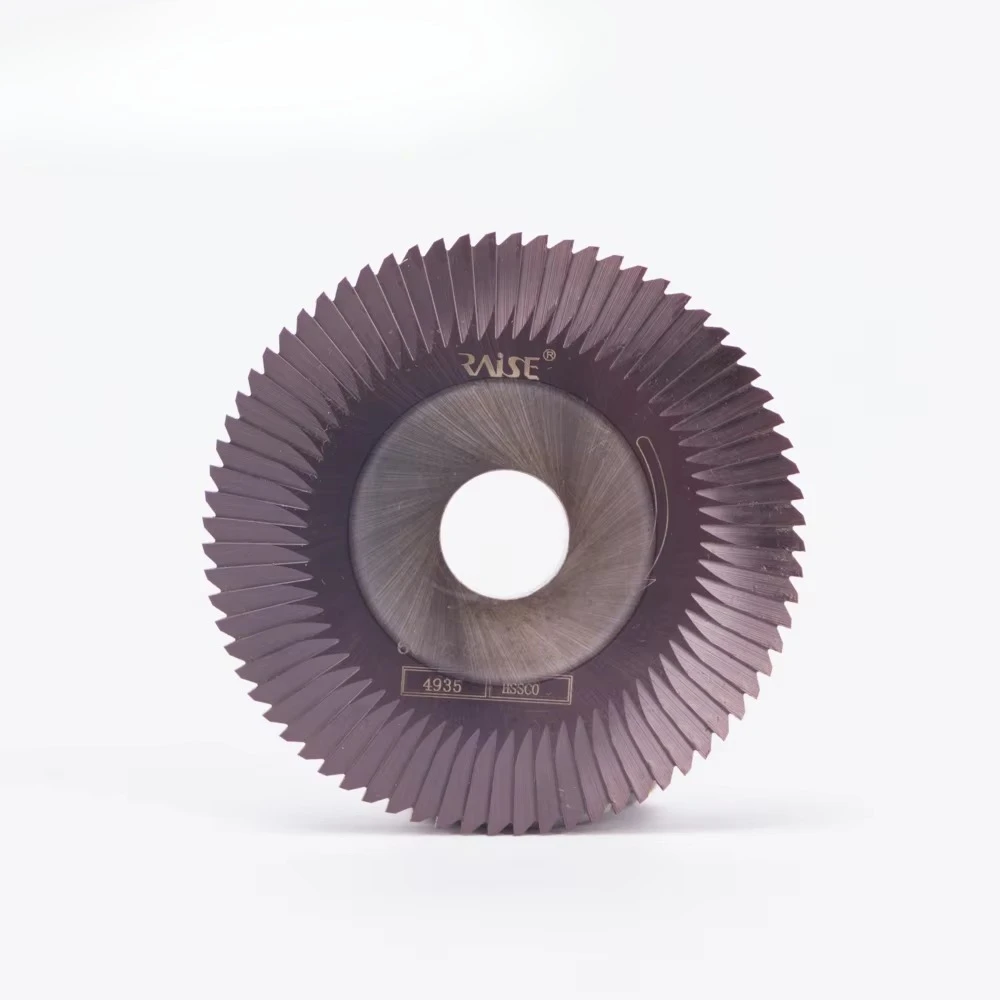 60*7.3*12.7mm Raise HJ0010 HSSCO-coating Black Diamond End Angle Milling Cutter Saw Blade for 233-A B C 100A Key Copier Machine