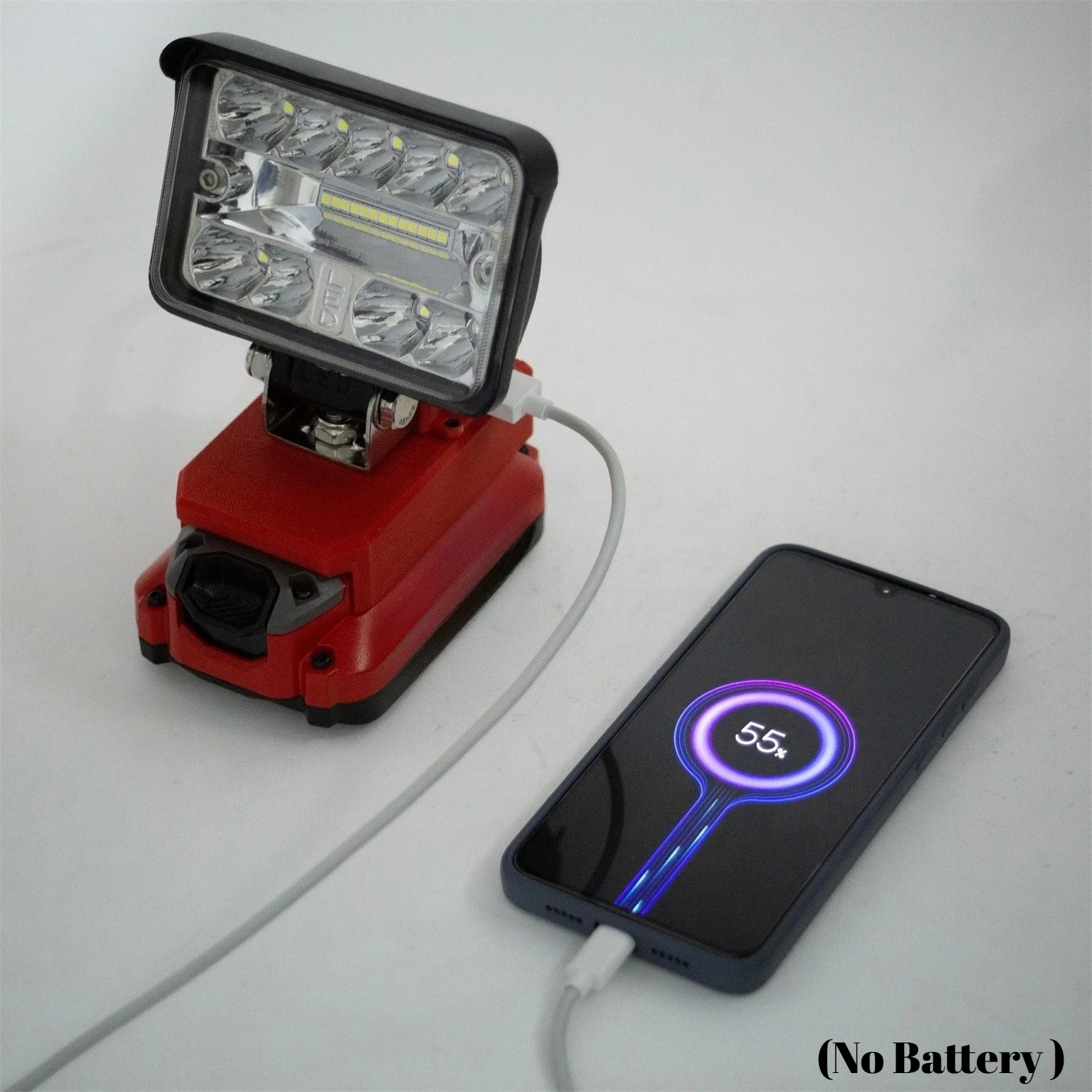 

Светодиодный рабочий фонарь, аварийный прожектор, лампа для кемпинга FiihioFor Craftsman / Stanley Fatmax, 28 Вт, портативный прожектор (без батареи)