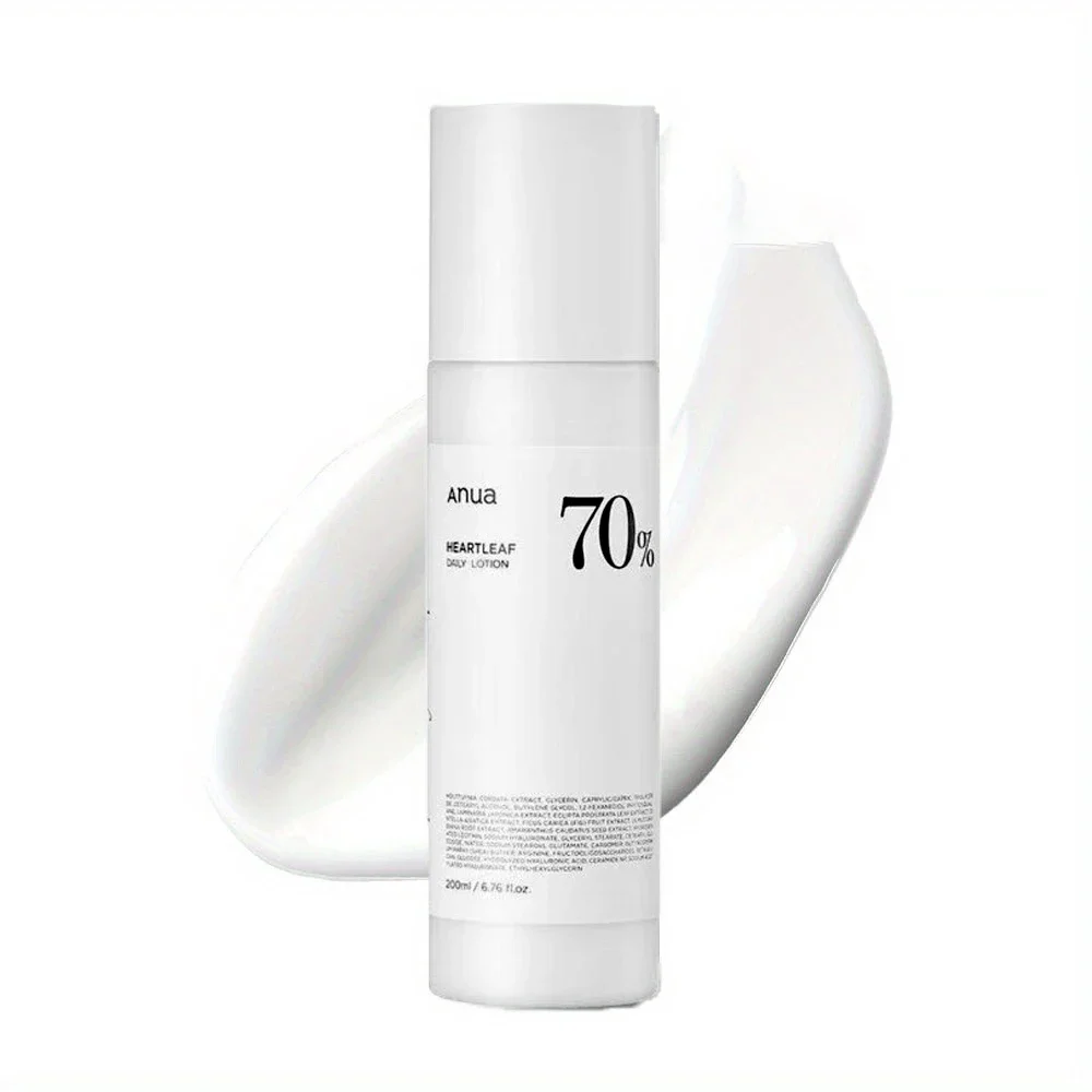 

Лосьон Anua Korean Skincare 70% Heartleaf - с тройной гиалуроновой кислотой, успокаивающий и увлажняющий, 200 мл