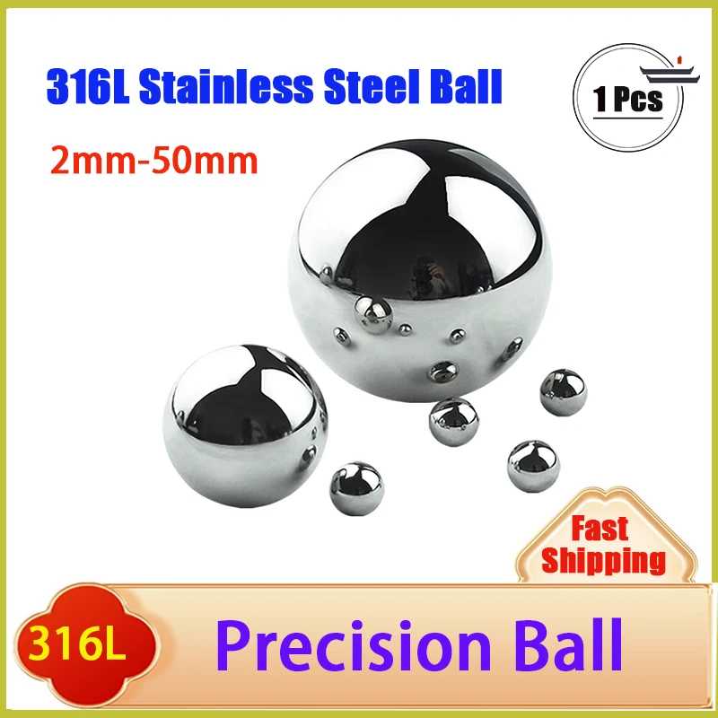 316L Stainless Steel Precision Ball High-precision Rust Proof Solid Ball 2/3/4/5/6/7/8/9/10/11/12/13/14/15/16/17/18/19/25~50mm