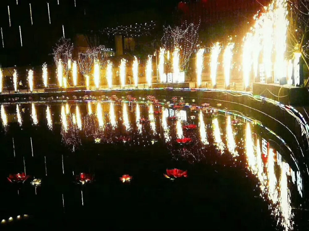 Shipping Msds Christmas Certificate Ti Powder Cold Spark Firework Machine For Dj Bar Party Celebration