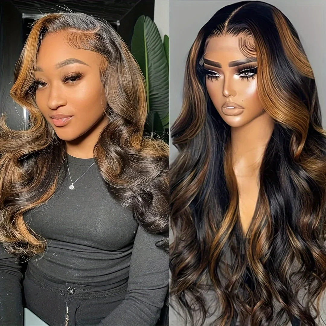 This 6X4 Lace Front Wig Is Meticulously Crafted from Human Hair, Boasting a Full, Voluminous Density And an Exquisitely Luxurious Texture. Its Distinctive 1B/30 Color Blend And Soft, Flowing Waves Make It an Ideal Choice for Everyday Wear