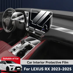Auto Central Control Screen TPU Navigation Anti Scratch interior Protection Film GPS Navigation For LEXUS RX 350h 500h 2023 2024